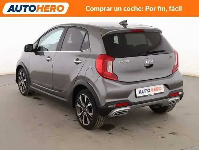 Usado Kia Picanto X-Line 100 CV (73 kW) 2022 Gris Utilitario