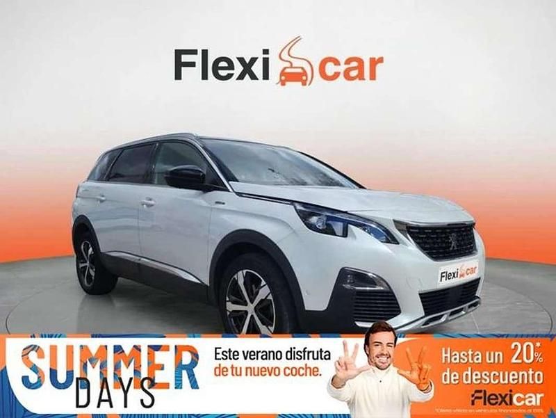 Blanco Usado 2018 Peugeot 5008 GT-line Monovolumen | 14.190 € (Super precio) - Imagen 1/4
