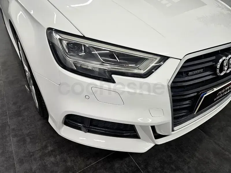 Usado Audi A3 S-Line 190 CV (139 kW) 2017 Blanco Berlina