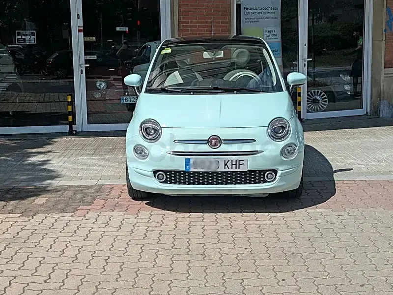 Usado Fiat 500 Lounge 69 CV (50 kW) 2018 Verde Berlina