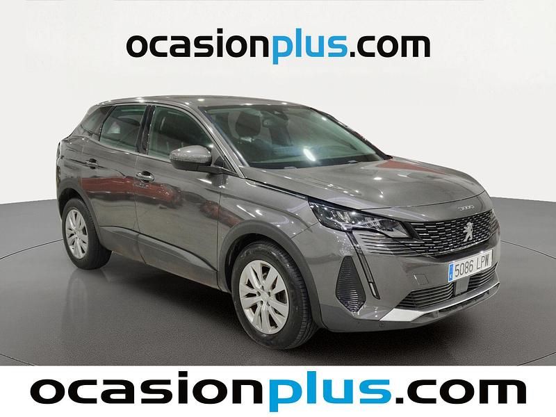Usado Peugeot 3008 Active 130 CV (95 kW) 2021 Gris SUV