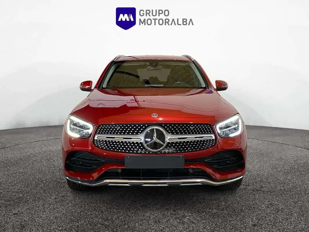 Usado Mercedes GLC220 194 CV (142 kW) 2021 Rojo SUV