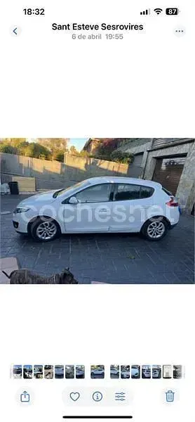 Usado Renault Mégane Dynamique 115 CV (84 kW) 2012 Blanco Berlina