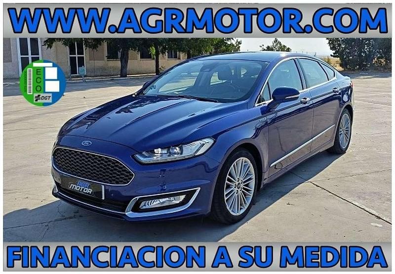 Azul Usado 2018 Ford Mondeo Vignale Berlina | 15.200 € (Un poco caro) - Imagen 1/4