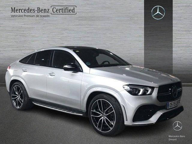 Usado Mercedes GLE400 330 CV (242 kW) 2020 Plata iridio Coupe