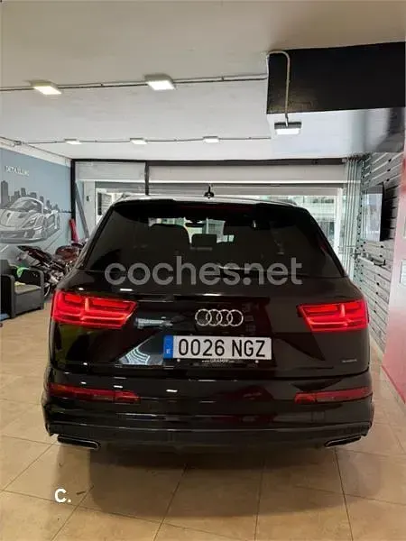 Usado Audi Q7 S-Line 272 CV (200 kW) 2018 Negro SUV