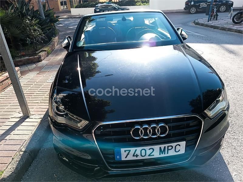 Usado Audi A3 Cabriolet Attraction 150 CV (110 kW) 2014 Negro Descapotable