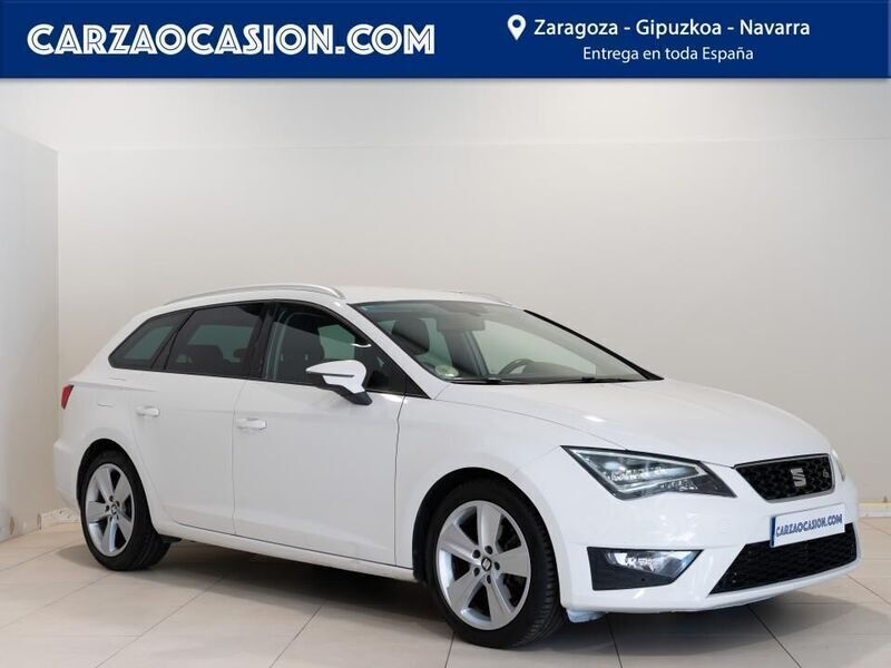 Blanco Usado 2015 Seat Leon FR Familiar | 15.995 € (Un poco caro) - Imagen 1/4