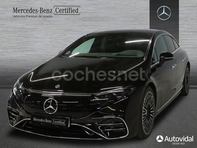 Usado Mercedes EQS580 384 kW (523 CV) 2022 Negro