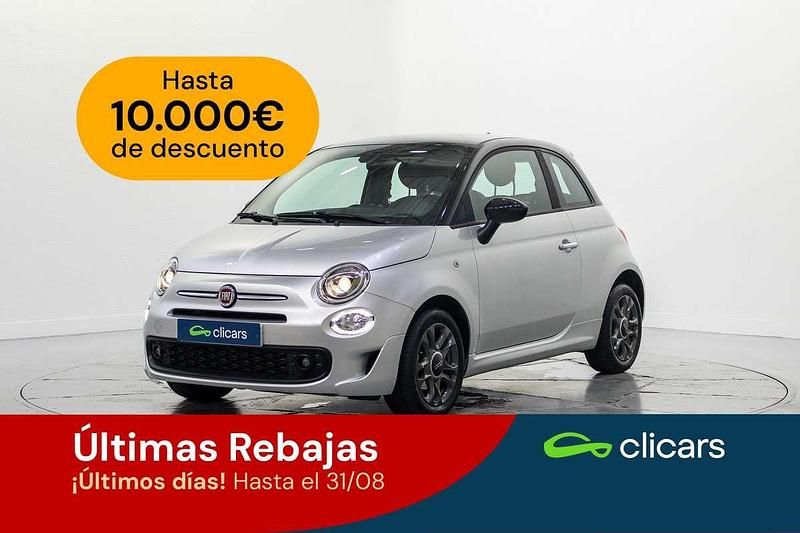 Plateado Usado 2021 Fiat 500 Connect Utilitario | 10.890 € (Buen precio) - Imagen 1/4