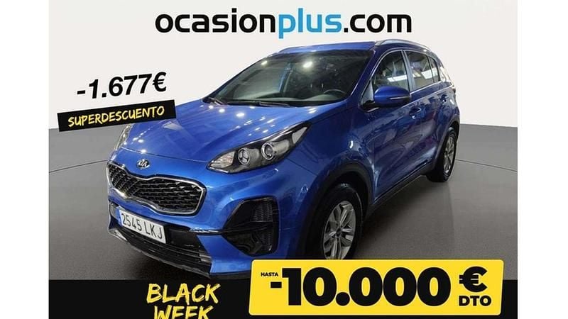Azul Usado 2020 Kia Sportage SUV | 16.773 € (Super precio) - Imagen 1/4