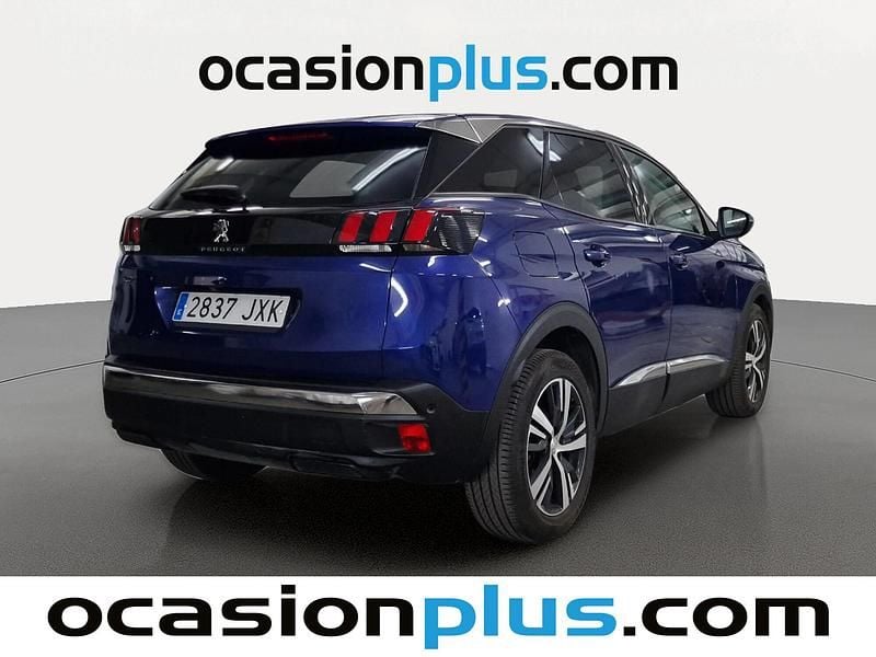 Usado Peugeot 3008 Allure 120 CV (88 kW) 2017 Azul SUV
