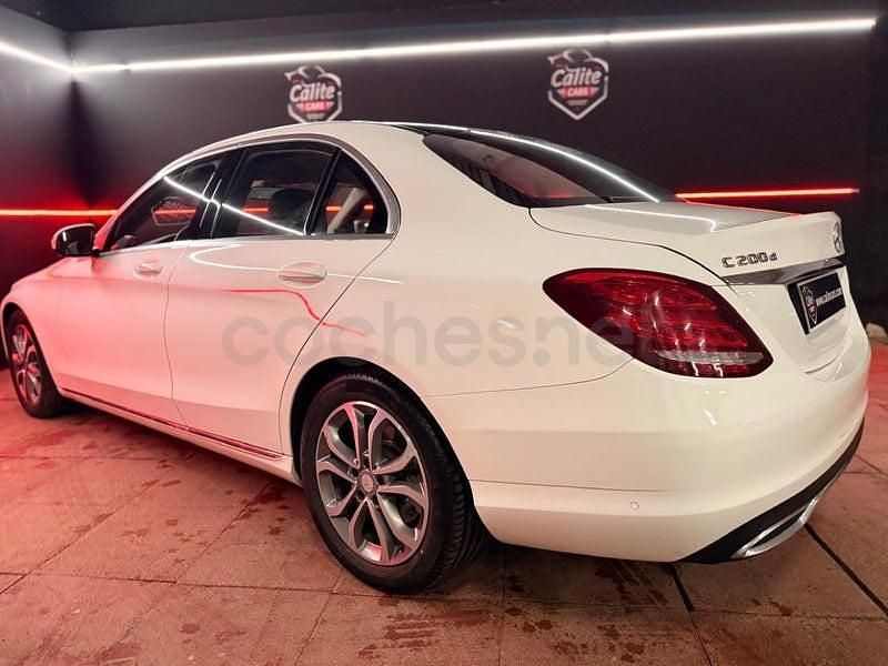 Usado Mercedes C200 Avantgarde 136 CV (100 kW) 2016 Blanco Berlina
