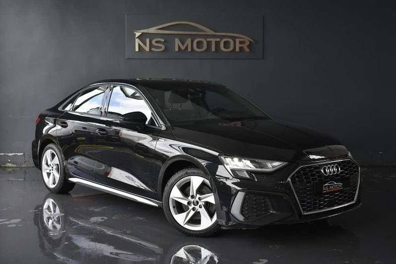 Usado Audi A3 S-Line 110 CV (80 kW) 2021 Negro Berlina