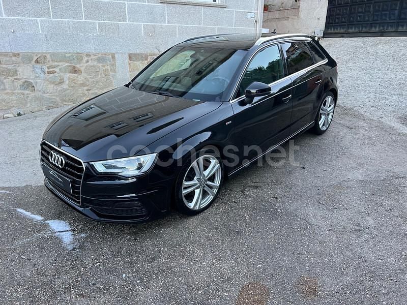 Negro Usado 2014 Audi A3 Sportback S-Line Berlina | 17.990 € (Un poco caro) - Imagen 1/4