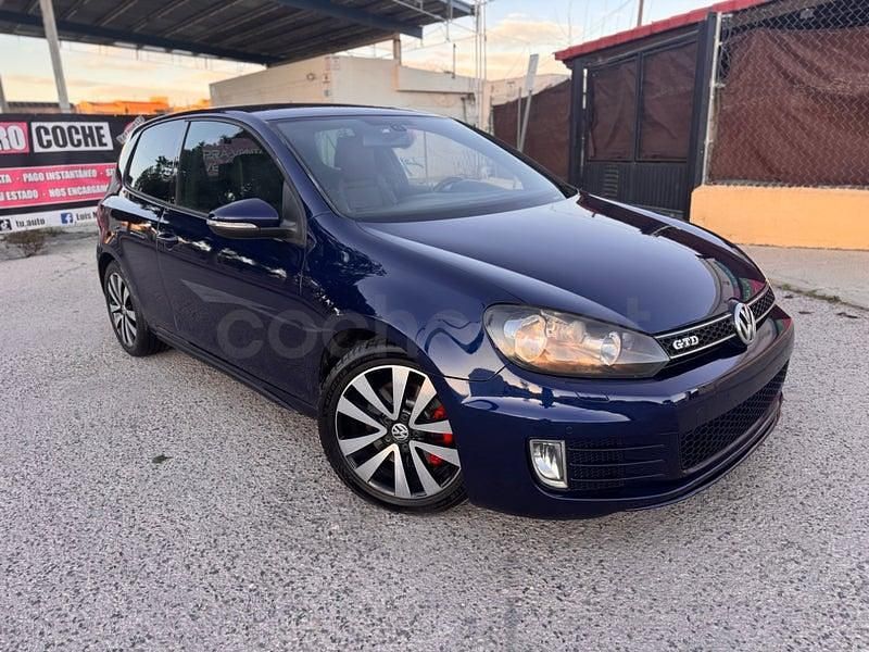 Usado VW Golf VI GTD 170 CV (125 kW) 2010 Azul Utilitario
