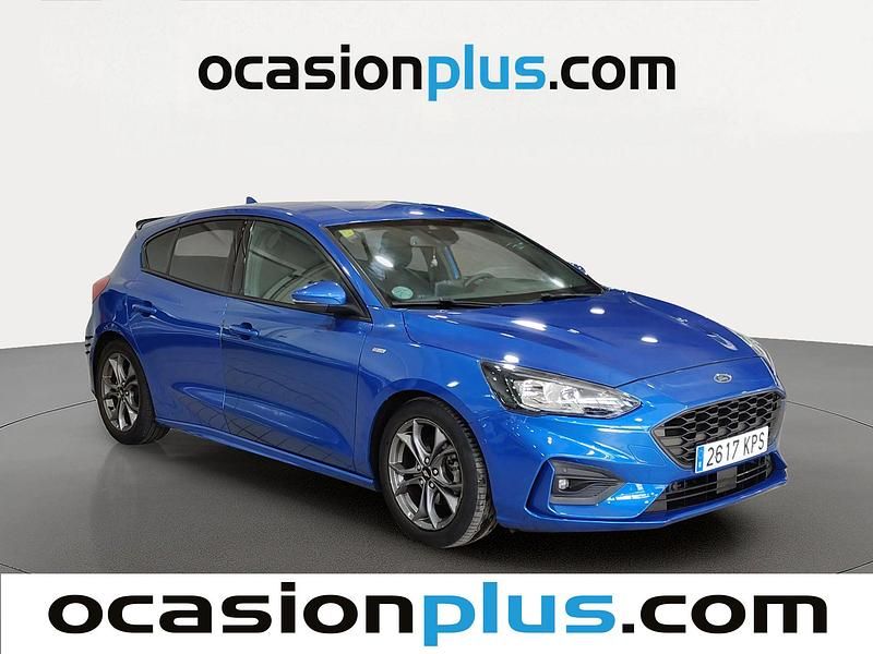 Usado Ford Focus ST-Line 125 CV (91 kW) 2018 Azul Utilitario