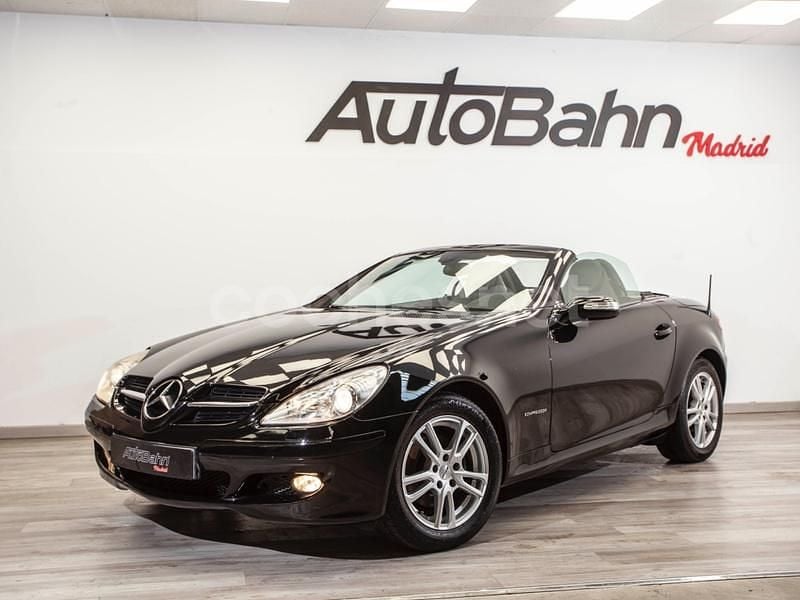 Negro Usado 2004 Mercedes SLK200 Descapotable | 9900 € (Precio justo) - Imagen 1/4