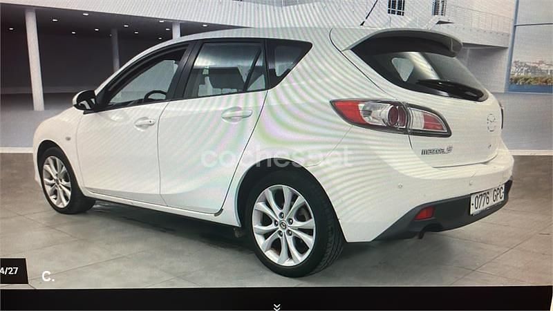 Usado Mazda 3 Active 105 CV (77 kW) 2009 Blanco Berlina