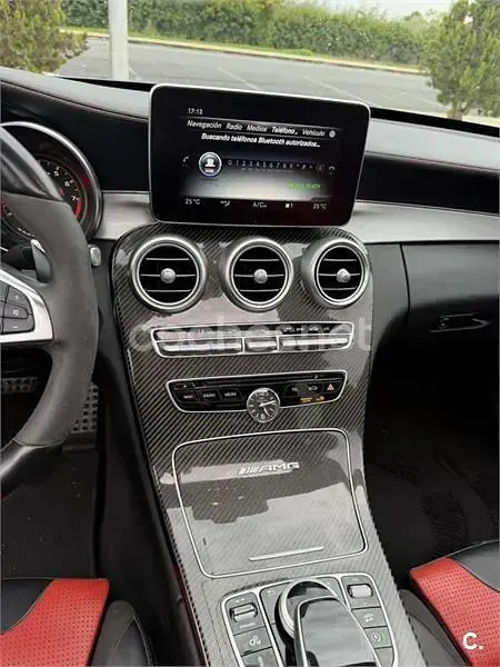 Usado Mercedes C63S AMG 510 CV (375 kW) 2017 Gris / plata Berlina