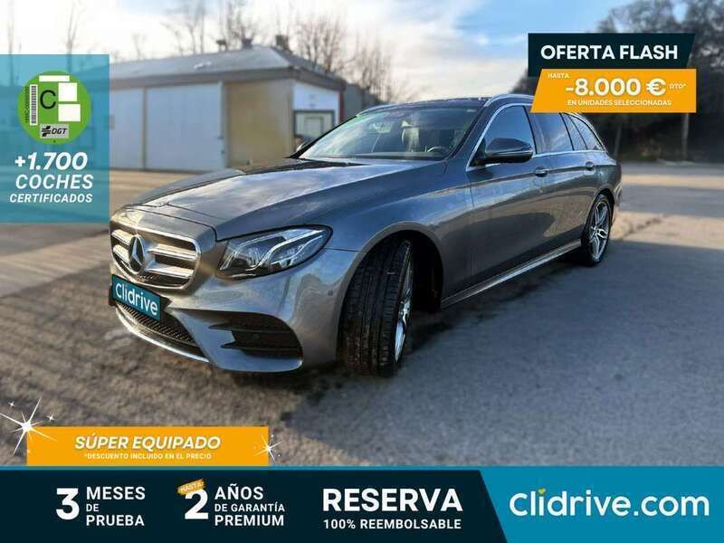 Gris Usado 2017 Mercedes E220 Familiar | 19.790 € (Buen precio) - Imagen 1/3