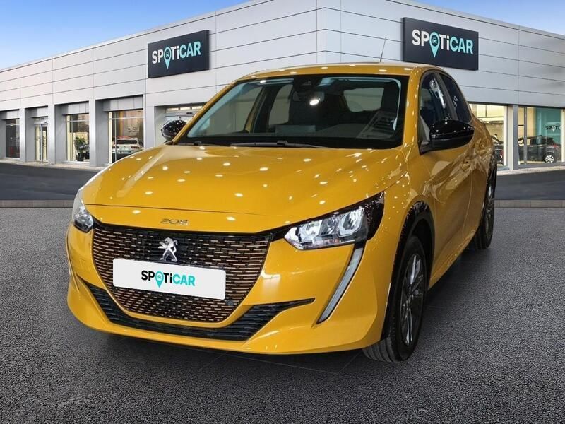 Dorado Usado 2023 Peugeot e-208 Active Utilitario | 24.990 € (Precio justo) - Imagen 1/4