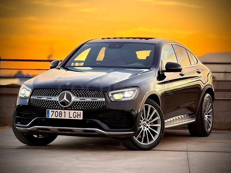 Usado Mercedes GLC300 245 CV (180 kW) 2020 Negro Coupe