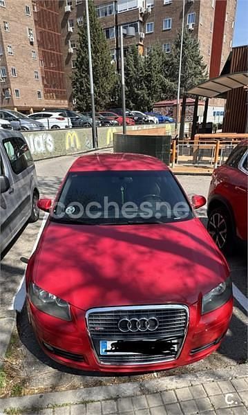 Usado Audi A3 S-Line 140 CV (102 kW) 2008 Rojo Utilitario