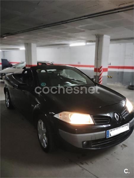 Negro Usado 2007 Renault Mégane Cabriolet Authentique Descapotable | 3700 € (Super precio) - Imagen 1/4
