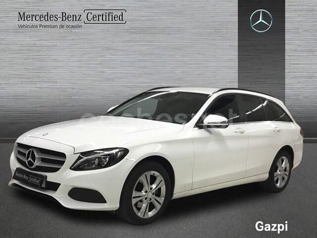 Blanco Usado 2015 Mercedes C220 Avantgarde Familiar | 22.900 € (Caro) - Imagen 1/4