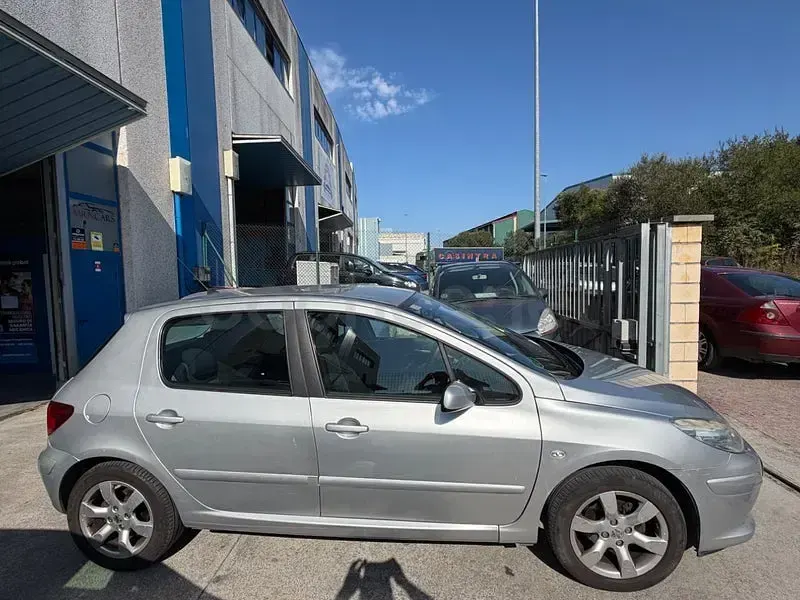 Usado Peugeot 307 110 CV (80 kW) 2007 Gris / plata Berlina