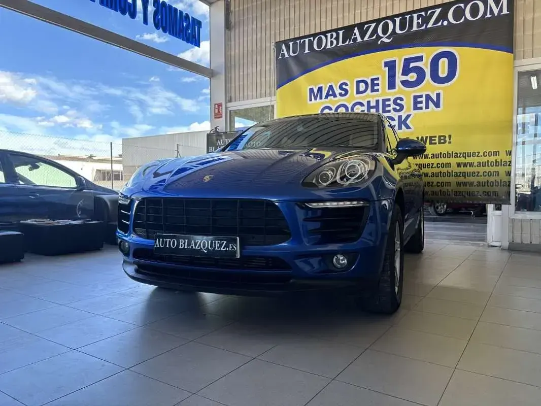 Usado Porsche Macan S Diesel 258 CV (189 kW) 2017 Azul SUV