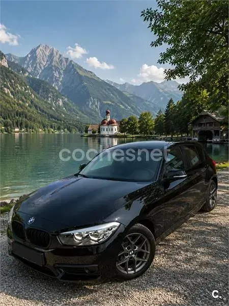 Usado BMW 118 136 CV (100 kW) 2017 Negro Utilitario
