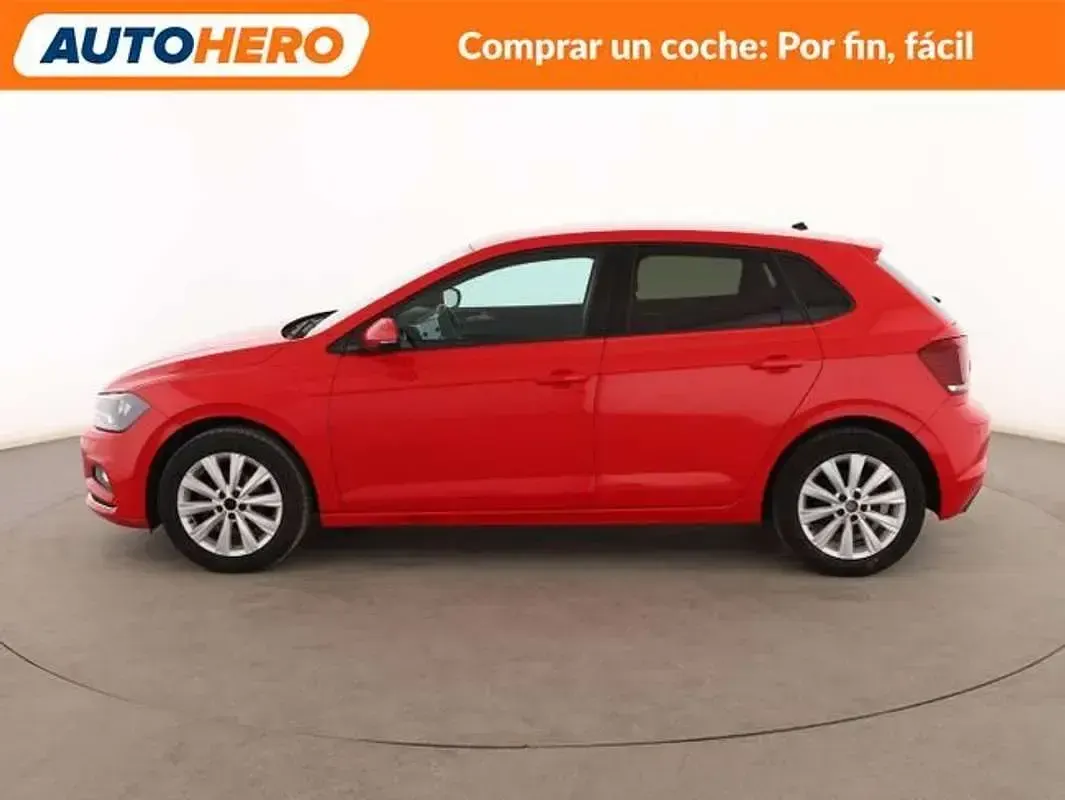 Usado VW Polo Comfortline 95 CV (69 kW) 2018 Rojo Utilitario