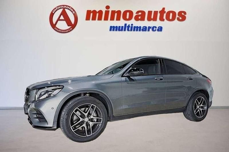 Usado Mercedes GLC250 AMG line 204 CV (150 kW) 2018 Gris SUV