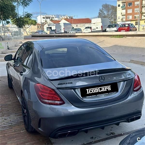 Usado Mercedes C63S AMG 510 CV (375 kW) 2017 Gris / plata Berlina