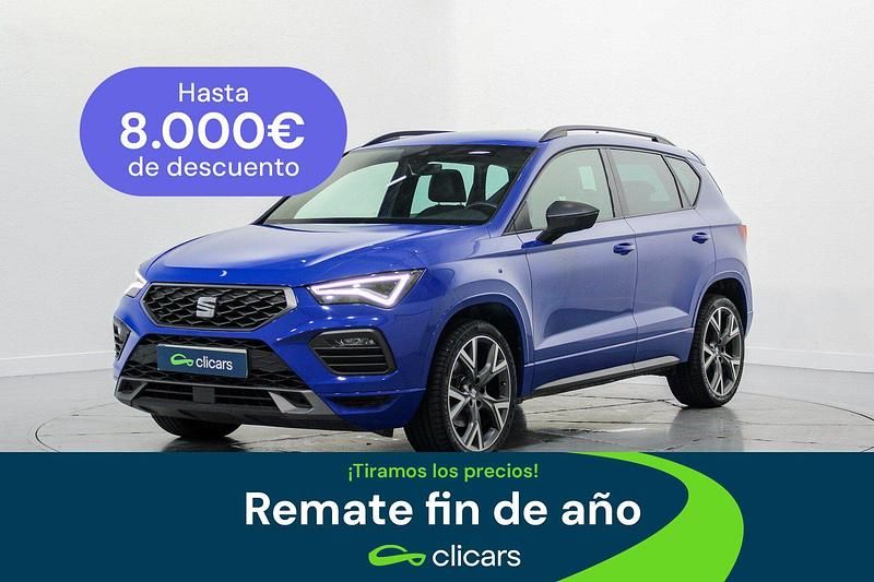 Azul Usado 2022 Seat Ateca FR SUV | 25.490 € (Precio justo) - Imagen 1/4