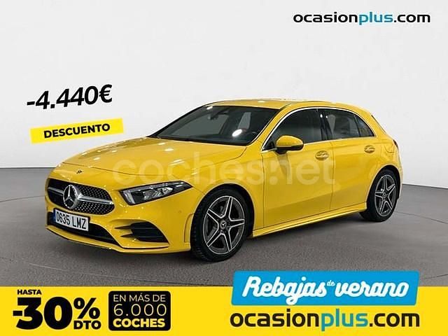 Amarillo Usado 2021 Mercedes A200 Berlina | 26.300 € (Buen precio) - Imagen 1/4