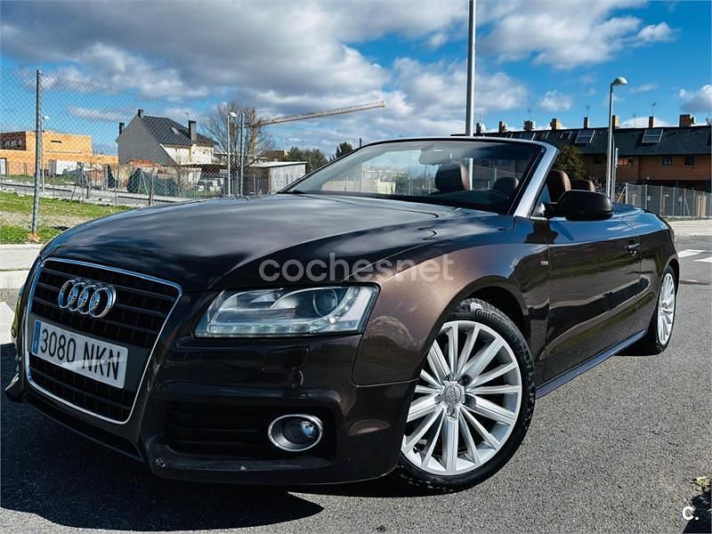 Usado Audi A5 Cabriolet S-Line 211 CV (155 kW) 2011 Marrón Descapotable