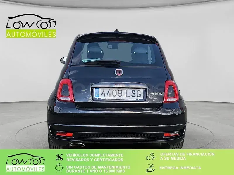 Usado Fiat 500 Sport 70 CV (51 kW) 2021 Negro Berlina
