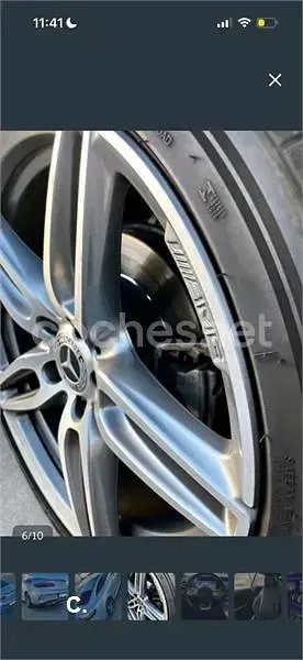 Usado Mercedes E220 194 CV (142 kW) 2019 Gris / plata Coupe