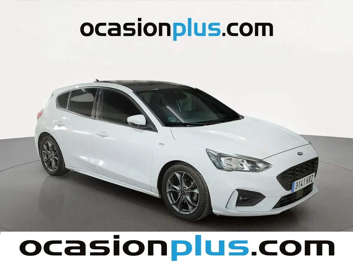 Usado Ford Focus ST-Line 125 CV (91 kW) 2018 Blanco Utilitario