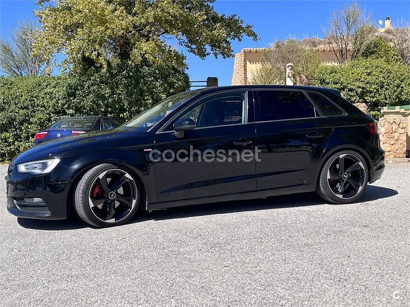 Usado Audi A3 Attraction 184 CV (135 kW) 2014 Negro Berlina