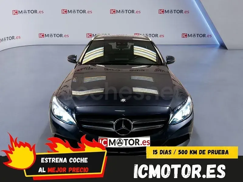 Usado Mercedes C350e 279 CV (205 kW) 2015 Negro Familiar