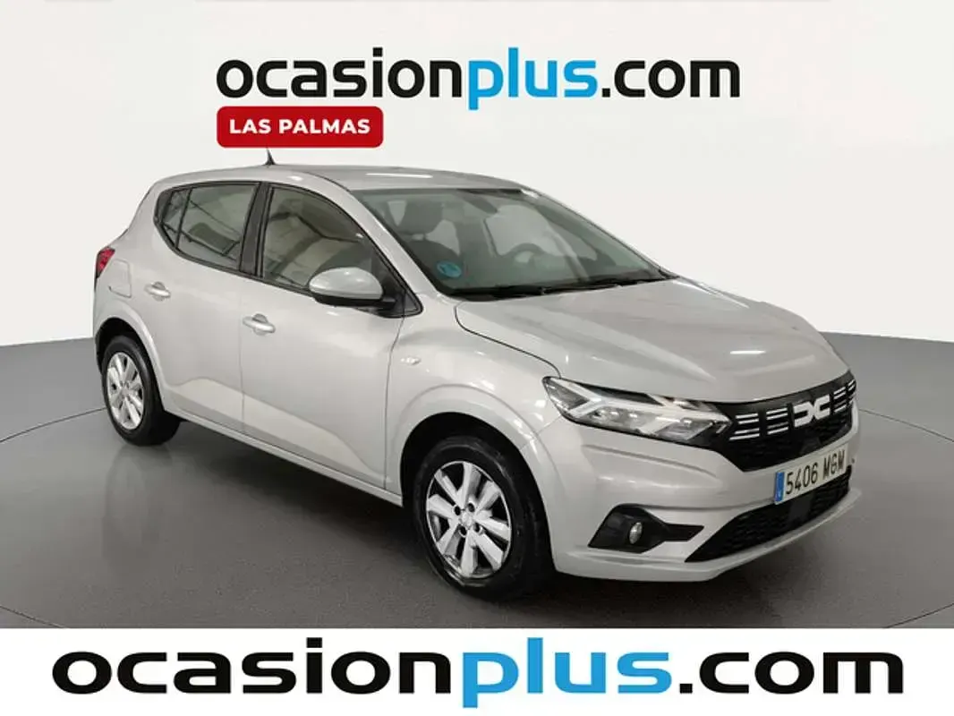 Usado Dacia Sandero Expression 91 CV (66 kW) 2023 Gris Utilitario