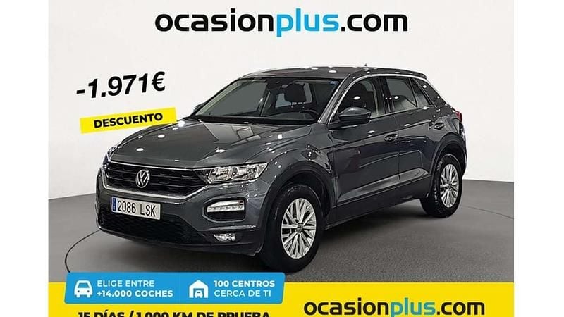 Gris Usado 2021 VW T-Roc Edition SUV | 19.719 € (Super precio) - Imagen 1/4