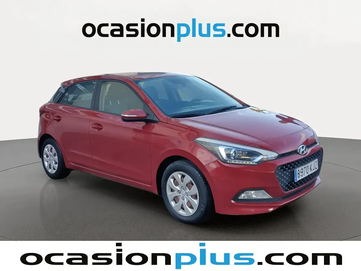 Usado Hyundai i20 84 CV (61 kW) 2018 Rojo Utilitario