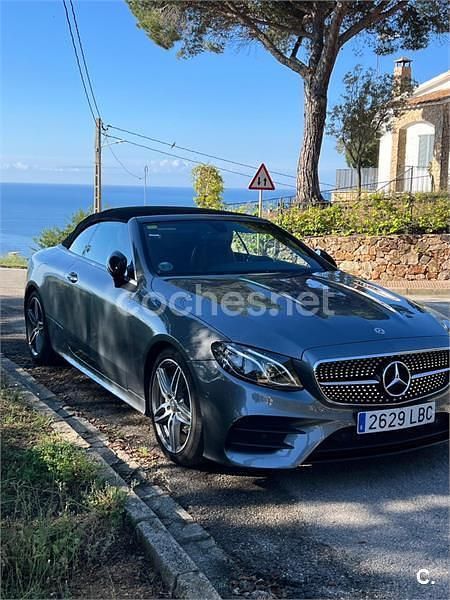 Gris / plata Usado 2018 Mercedes E220 Descapotable | 34.990 € (Precio justo) - Imagen 1/4