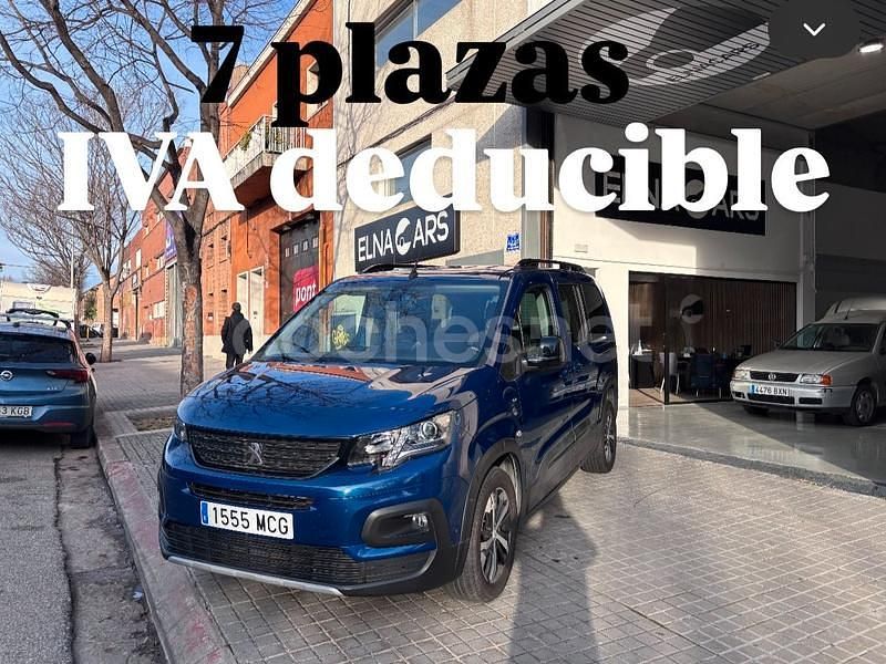 Usado Peugeot Rifter GT 130 CV (95 kW) 2022 Azul Monovolumen