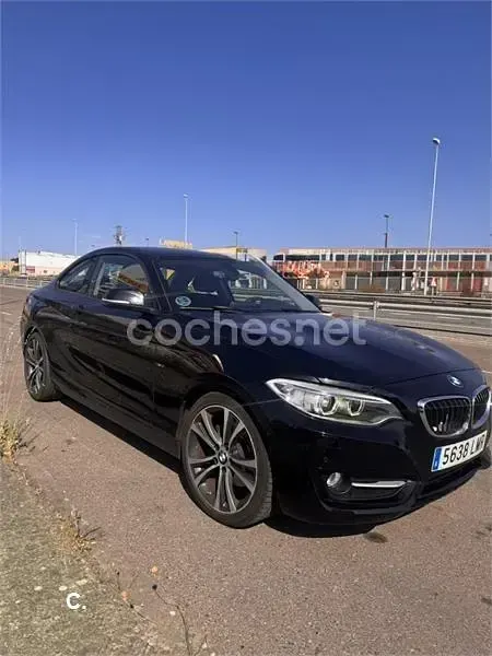 Usado BMW 220 218 CV (160 kW) 2014 Negro Coupe